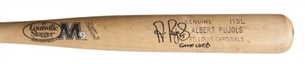 2005-06 Albert Pujols Game Used & Signed Louisville Slugger I13L Model Bat (PSA/DNA GU-9)